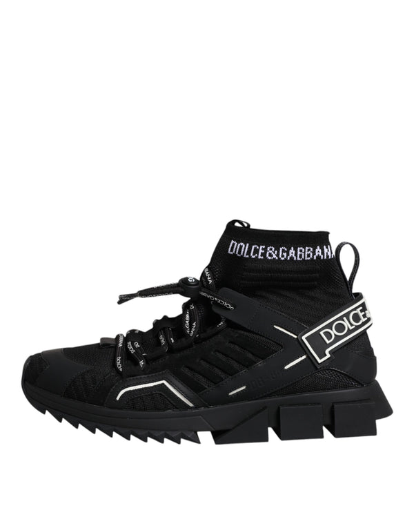Schwarz Sorrento Logo Männer Turnschuhe Socken Schuhe