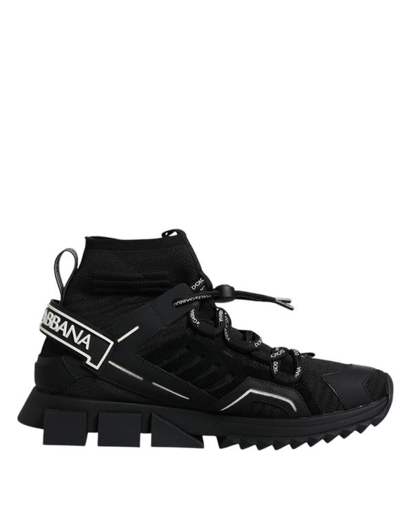 Schwarz Sorrento Logo Männer Turnschuhe Socken Schuhe