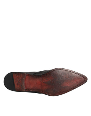 Schwarze Leder Schnürschuhe Männer Derby Formelle Schuhe
