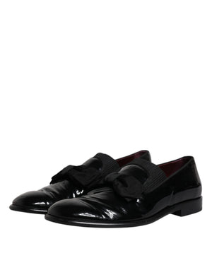 Schwarzes Leder Loafers Männer Formale Schuhe Kleid