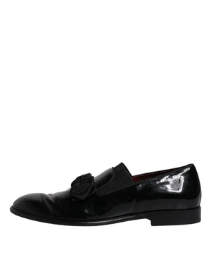 Schwarzes Leder Loafers Männer Formale Schuhe Kleid