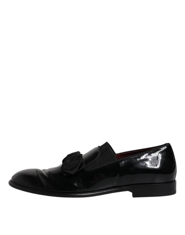 Schwarzes Leder Loafers Männer Formale Schuhe Kleid
