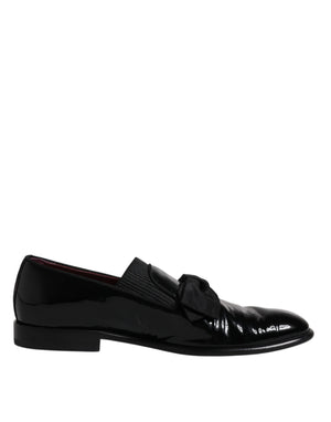 Schwarzes Leder Loafers Männer Formale Schuhe Kleid