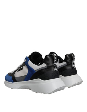 Multicolor Canvas Quad Stoff Medusa Low Top Turnschuhe Schuhe