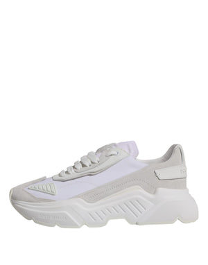 Weiß Leder Daymaster Low Top Turnschuhe Schuhe