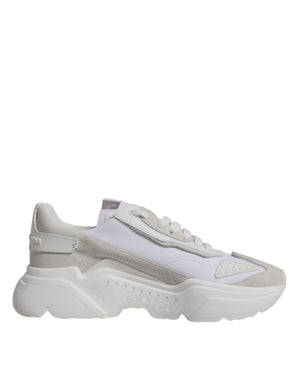 Weiß Leder Daymaster Low Top Turnschuhe Schuhe