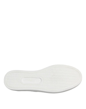 Blau Croc Exotische Leder Männer Turnschuhe Schuhe