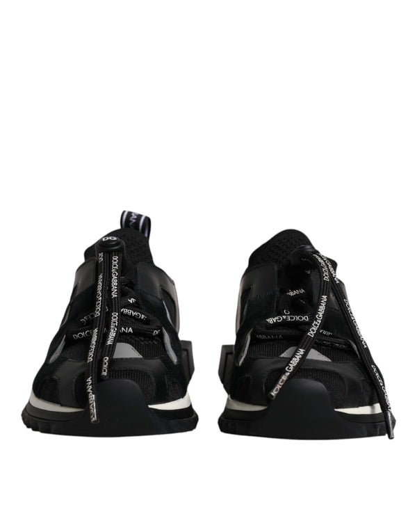Schwarz Weiß Logo Sorrento Herren Turnschuhe Schuhe
