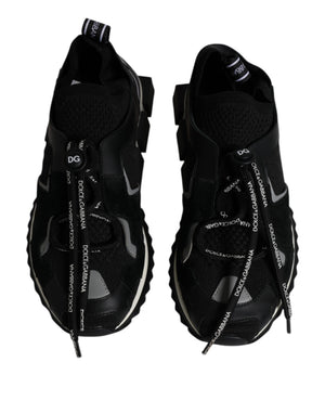Schwarz Weiß Logo Sorrento Herren Turnschuhe Schuhe