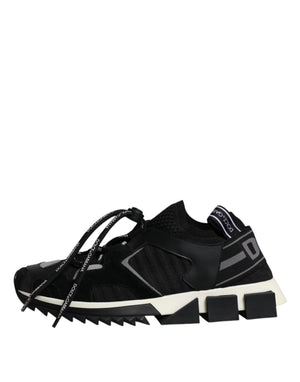 Schwarz Weiß Logo Sorrento Herren Turnschuhe Schuhe