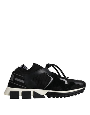 Schwarz Weiß Logo Sorrento Herren Turnschuhe Schuhe