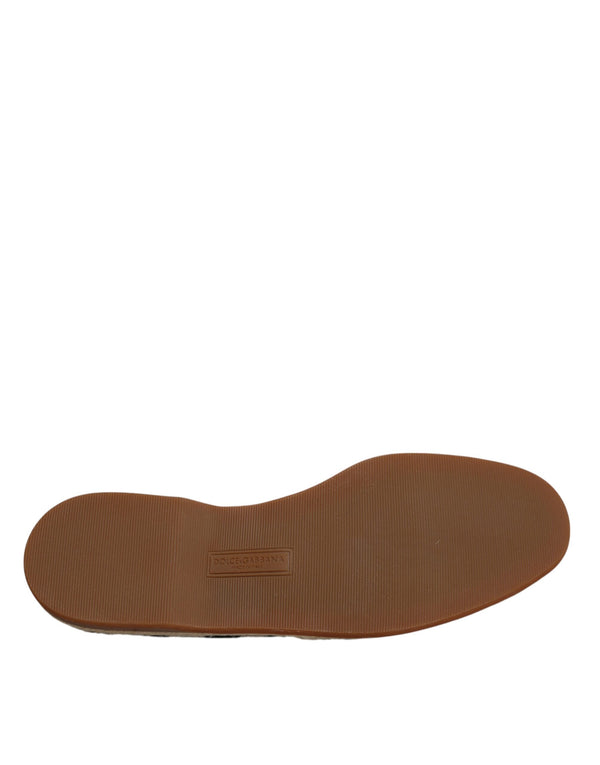 Schwarz Weiß Streifen Slip On Espadrille Schuhe