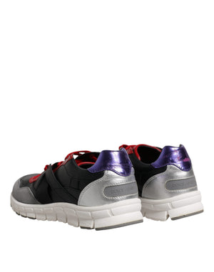 Multicolor Leder Wildleder Low Top Sneakers Schuhe