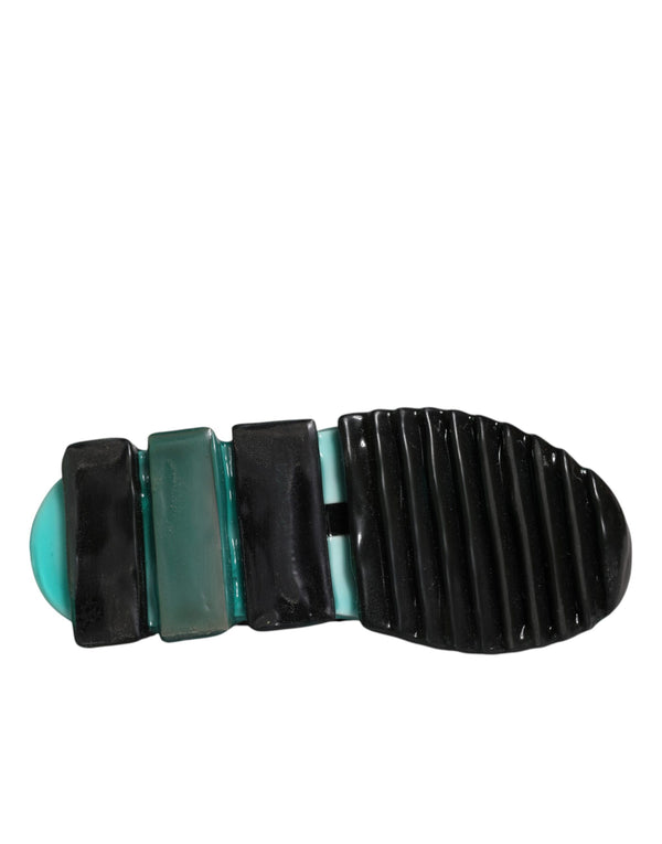 Weiß Blau Sorrento Slip On Turnschuhe Schuhe