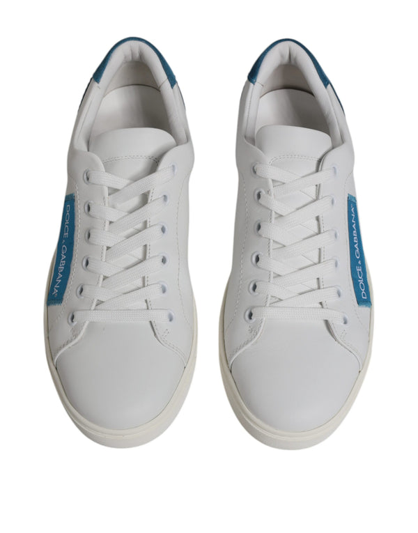 Weiß London Kalbsleder Turnschuhe Schuhe