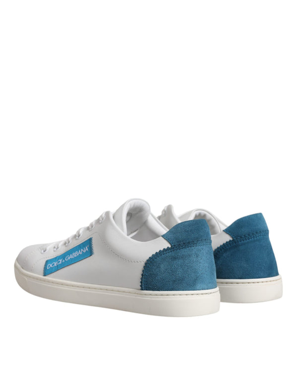 Weiß London Kalbsleder Turnschuhe Schuhe