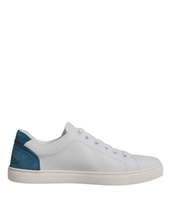 Weiß London Kalbsleder Turnschuhe Schuhe