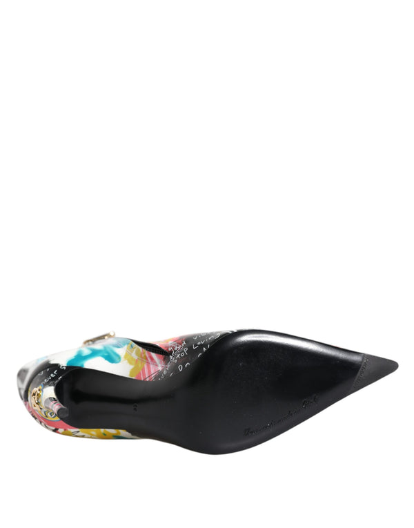 Multicolor Graffiti Keira Mid Calf Stiefel Schuhe
