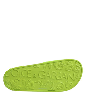 Gummirutschen Sandalen Strandbekleidung Schuhe grün