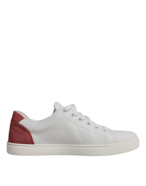 Weiß London Kalbsleder Turnschuhe Schuhe