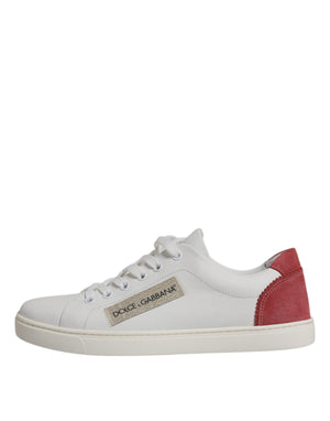 Weiß London Kalbsleder Turnschuhe Schuhe