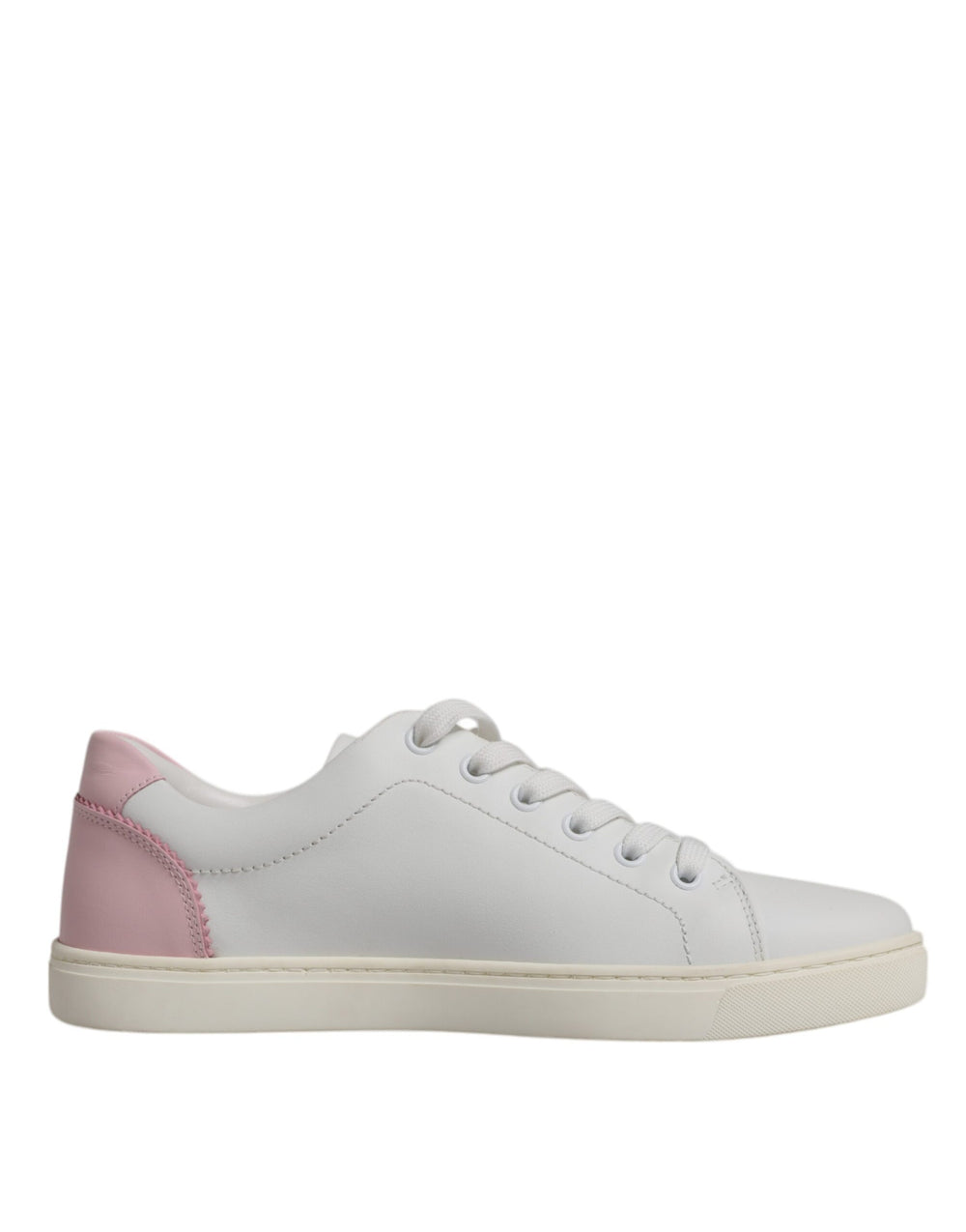 Weiß Klassische Kalbsleder Turnschuhe Schuhe
