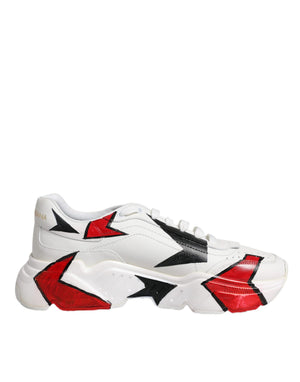 Weiß Daymaster Hand gemalt Turnschuhe Schuhe