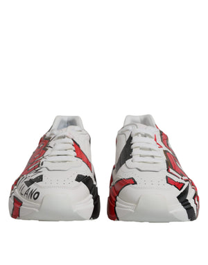 Weiß Daymaster Hand gemalt Turnschuhe Schuhe