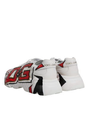 Weiß Daymaster Hand gemalt Turnschuhe Schuhe