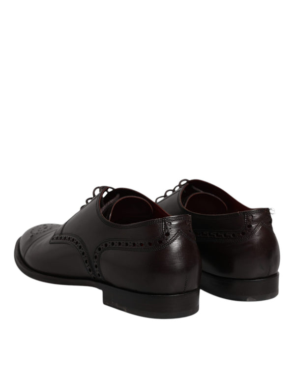 Schwarzes Kalbsleder Derby Herren Anzugschuhe