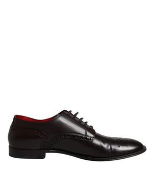 Schwarzes Kalbsleder Derby Herren Anzugschuhe