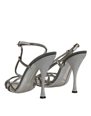 Silber Kristall Slingback KEIRA Sandalen Schuhe