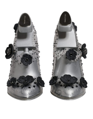 Klar Floral Kristall CINDERELLA Heels Schuhe