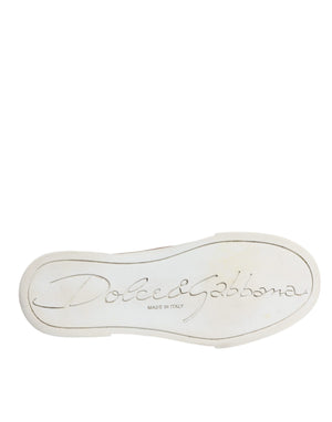 Gold Weiß Logo Low Top Turnschuhe Schuhe