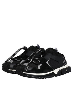 Schwarz Weiß Logo Sorrento Turnschuhe Schuhe