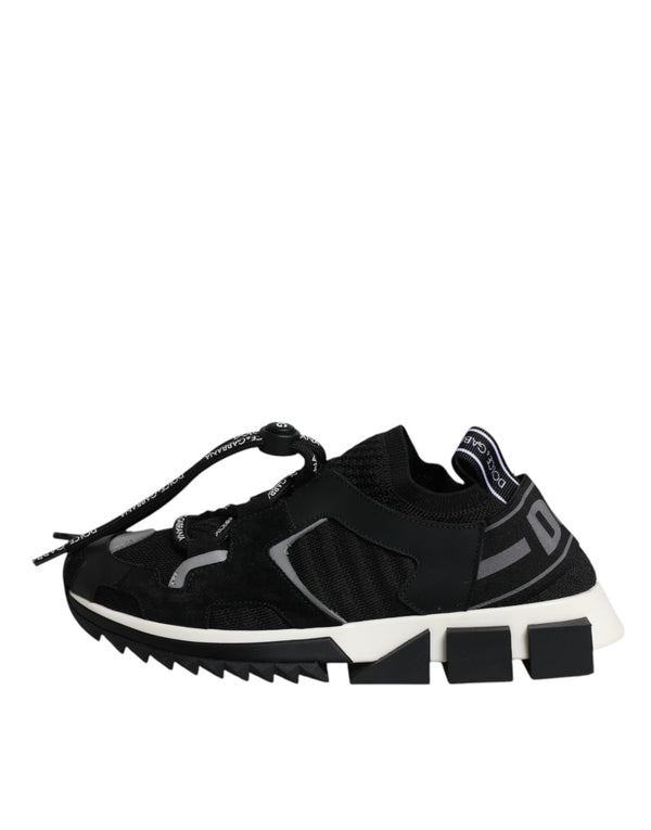 Schwarz Weiß Logo Sorrento Turnschuhe Schuhe