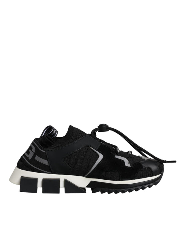 Schwarz Weiß Logo Sorrento Turnschuhe Schuhe
