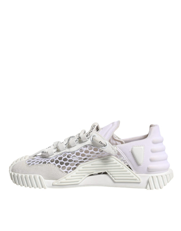 Weiß Mesh NS1 Low Top Sport Sneaker Schuhe