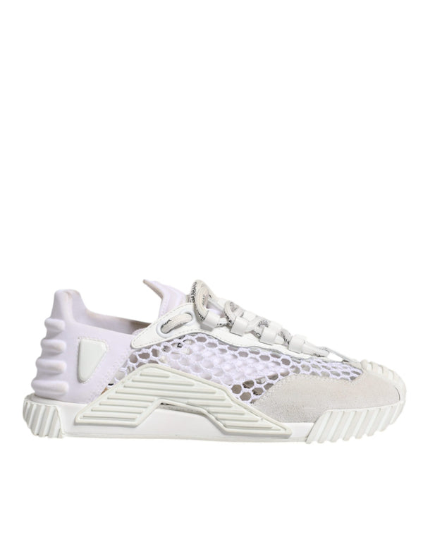Weiß Mesh NS1 Low Top Sport Sneaker Schuhe