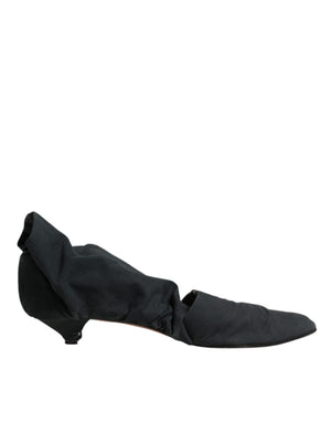 Grüne Baumwolle Socke Stil Ankle Stiefel Schuhe