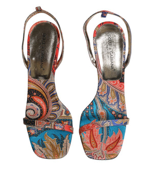 Multicolor Floral High Heels Sandalen Schuhe