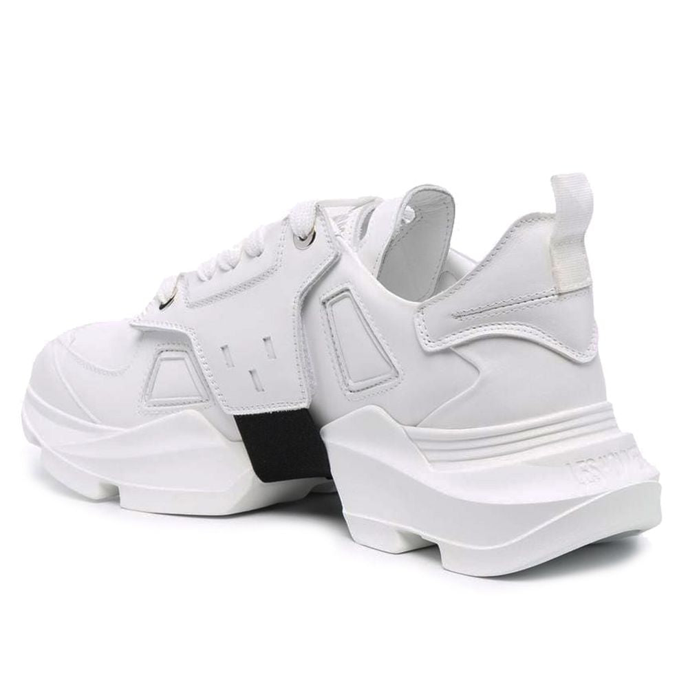 Weißes Kalbsleder Herren Sneaker