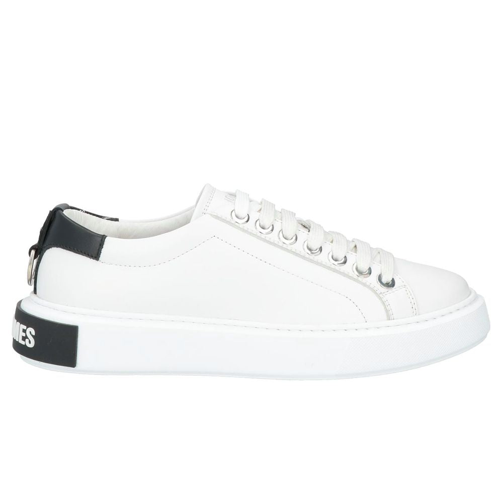 Weißes Kalbsleder Herren Sneaker