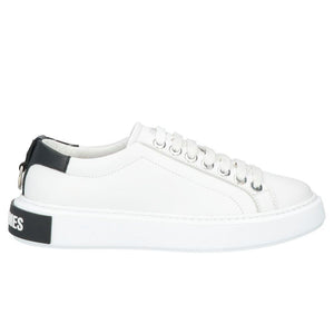 Weißes Kalbsleder Herren Sneaker