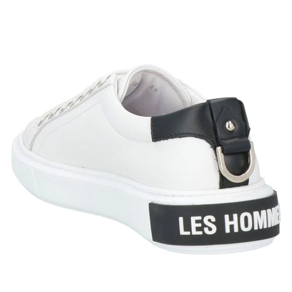 Weißes Kalbsleder Herren Sneaker