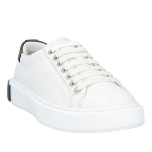 Weißes Kalbsleder Herren Sneaker