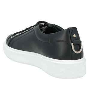 Schwarzes Kalbsleder Herren Sneaker