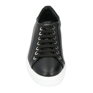 Schwarzes Kalbsleder Herren Sneaker