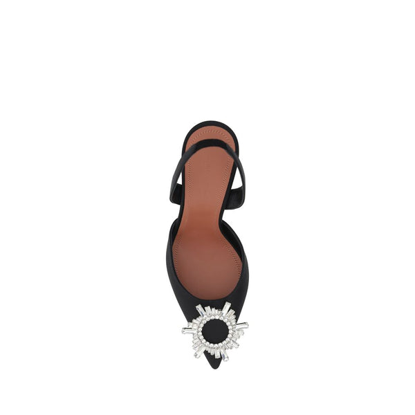 Schwarze Kalbsleder Bos Taurus High Heels