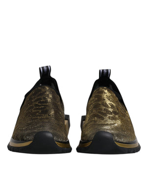 Gold Glitter Leopard Sorrento Sneakers Schuhe